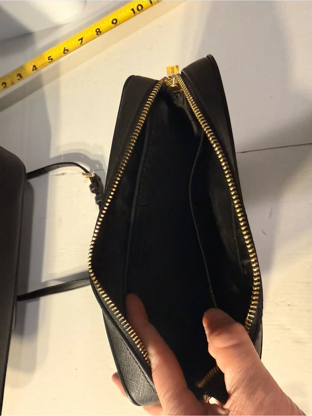 Michael Kors Black Saffiano Leather Tote with Crossbody purse and wallet